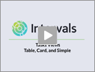 Task Views - Table, Card, & Simple