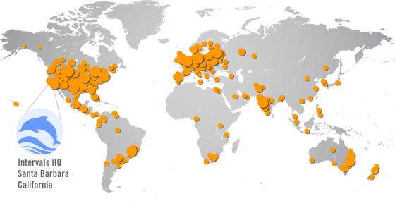 Intervals is used by thousands of businesses in over 100 countries